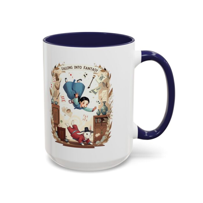 Falling into fantasy Accent Coffee Mug (11, 15oz) - Image 22