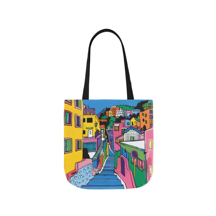 The hillside village in Korea Canvas Tote Bag, 5-Color Straps - Image 27