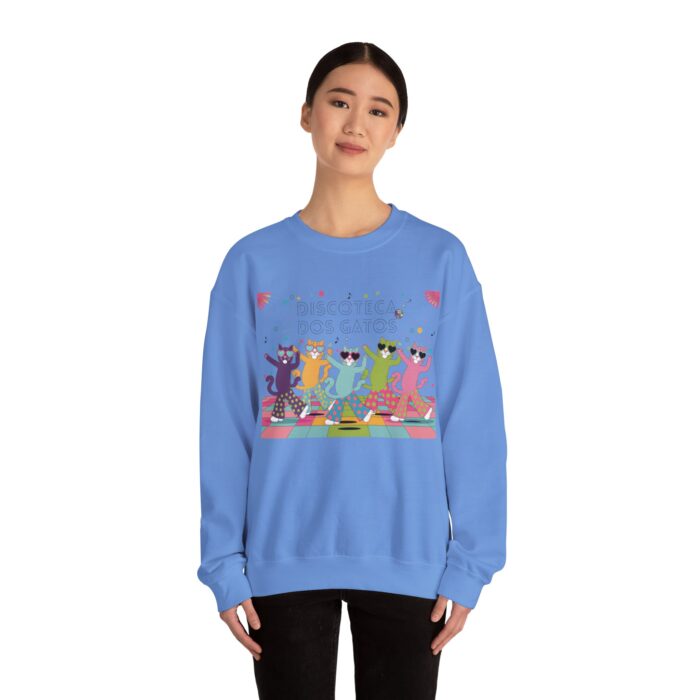 Discoteca dos Gatos Unisex Heavy Blend™ Crewneck Sweatshirt - Image 24