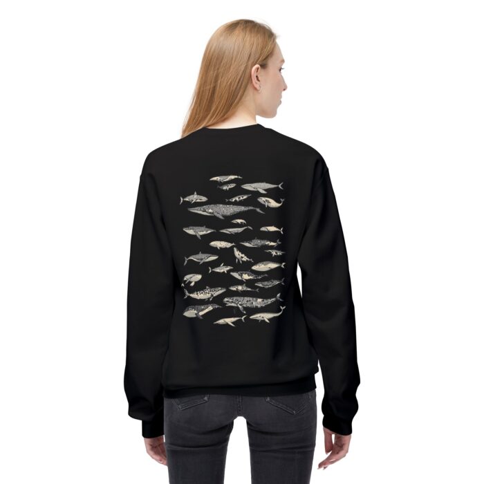 For Whales Unisex Midweight Softstyle Fleece Crewneck Sweatshirt - Image 4