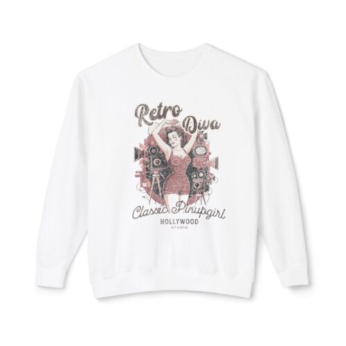 Classic diva Unisex Lightweight Crewneck Sweatshirt