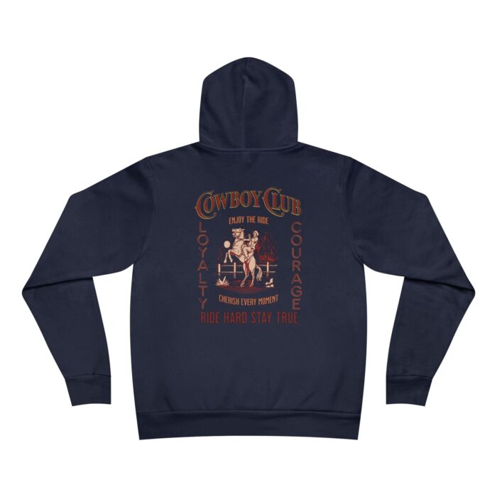 Cowboy club Unisex Sponge Fleece Pullover Hoodie - Image 4