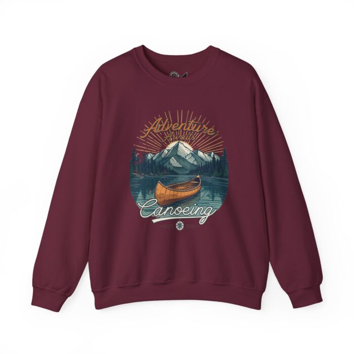 Canoeing Unisex Heavy Blend™ Crewneck Sweatshirt - Image 13