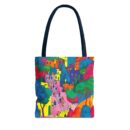 The hillside village in Korea Tote Bag (AOP)