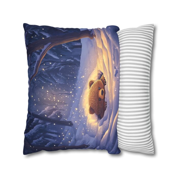 Is it still winter? Faux Suede Square Pillowcase - Image 14