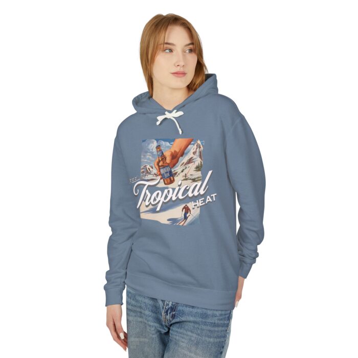 Feel the tropical heat Unisex Lightweight Hooded Sweatshirt - Image 11