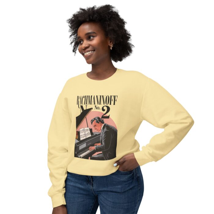 Rachmaninoff No. 2 Unisex Lightweight Crewneck Sweatshirt - Image 23