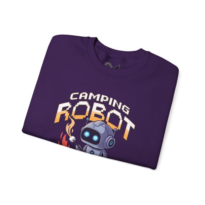 Camping robot Unisex Heavy Blend™ Crewneck Sweatshirt - Image 47