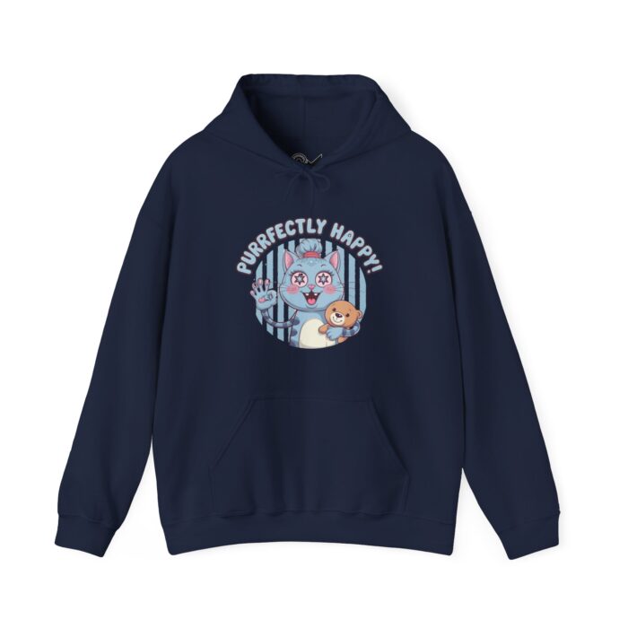 Purrfectly happy Unisex Heavy Blend™ Hooded Sweatshirt - Image 21