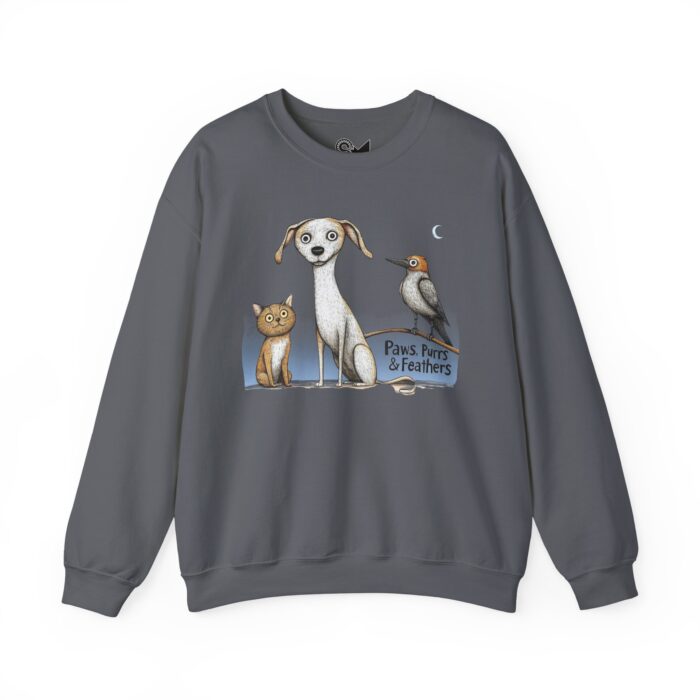 Paws, Purrs & Feathers Unisex Heavy Blend™ Crewneck Sweatshirt - Image 21