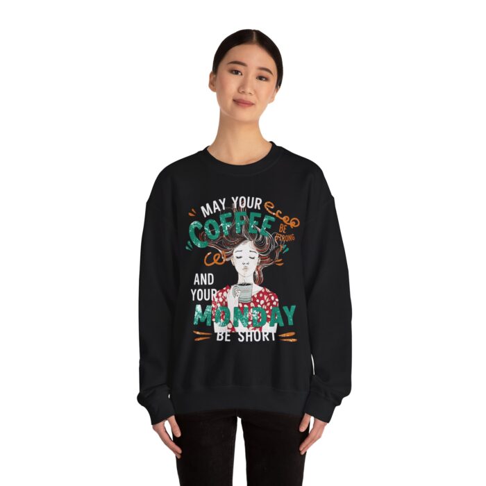 May your coffee be strong Unisex Heavy Blend™ Crewneck Sweatshirt - Image 4