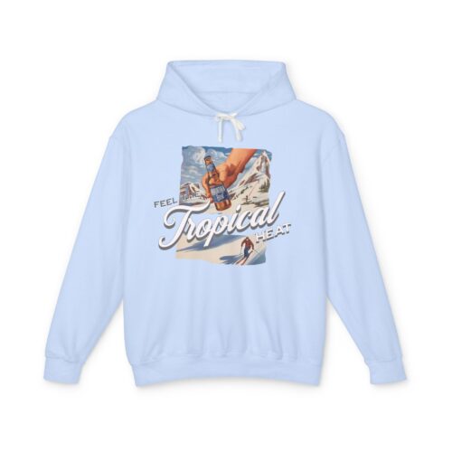 Feel the tropical heat Unisex Lightweight Hooded Sweatshirt