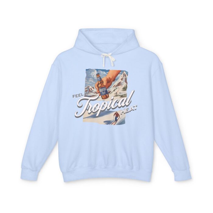 Feel the tropical heat Unisex Lightweight Hooded Sweatshirt