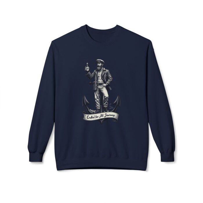 Crafted for all journeys Unisex Midweight Softstyle Fleece Crewneck Sweatshirt - Image 25