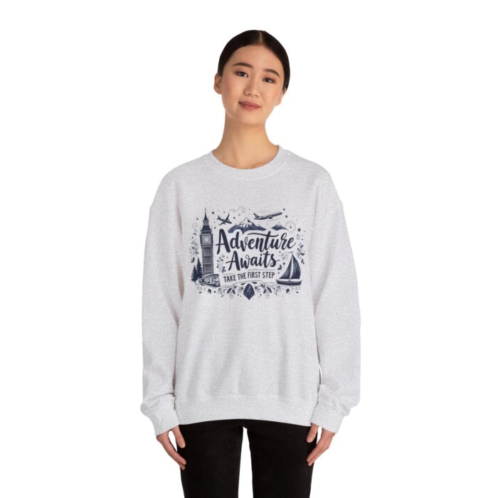 Take the first step Unisex Heavy Blend™ Crewneck Sweatshirt - Image 4