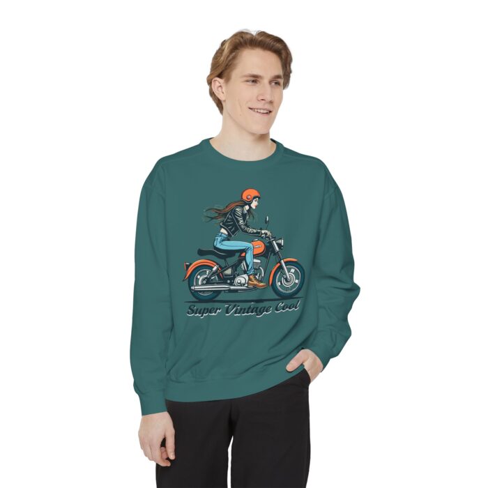 Super vintage cool Unisex Garment-Dyed Sweatshirt - Image 19
