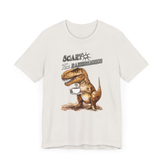 Scary Tea Rannosaurus Unisex Jersey Short Sleeve Tee - Image 7