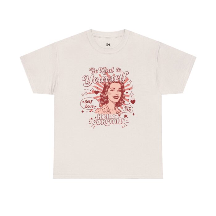 Be Kind to Yourself Unisex Heavy Cotton Tee - Image 5