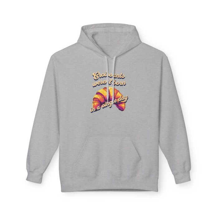 Croissants weren't born in a single day Unisex Midweight Softstyle Fleece Hoodie - Image 9