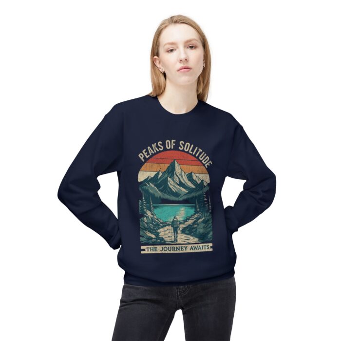 Peaks of Solitude Unisex Midweight Softstyle Fleece Crewneck Sweatshirt - Image 35