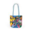 The hillside village in Korea Canvas Tote Bag, 5-Color Straps