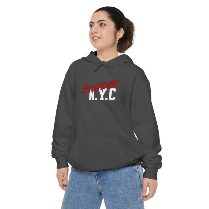 New York Streetwear Unisex Garment-Dyed Hoodie - Image 7