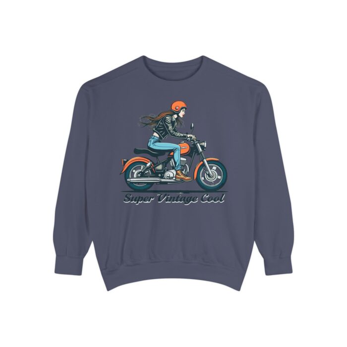 Super vintage cool Unisex Garment-Dyed Sweatshirt - Image 25