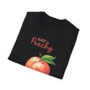 Just Peachy Unisex Softstyle T-Shirt - Fruit-Themed Casual Tee for Summer Vibes