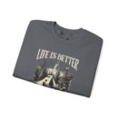 Life is better Unisex Heavy Blend™ Crewneck Sweatshirt