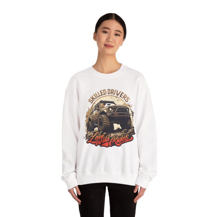 Skilled driver Unisex Heavy Blend™ Crewneck Sweatshirt - Image 4