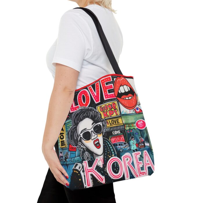 I love Korea Tote Bag (AOP) - Image 8