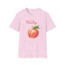 Just Peachy Unisex Softstyle T-Shirt - Fruit-Themed Casual Tee for Summer Vibes
