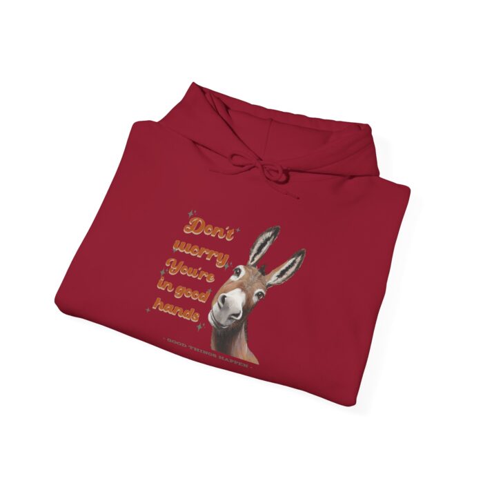 Don't worry you're in good hands Unisex Heavy Blend™ Hooded Sweatshirt - Image 48