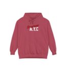 New York Streetwear Unisex Garment-Dyed Hoodie