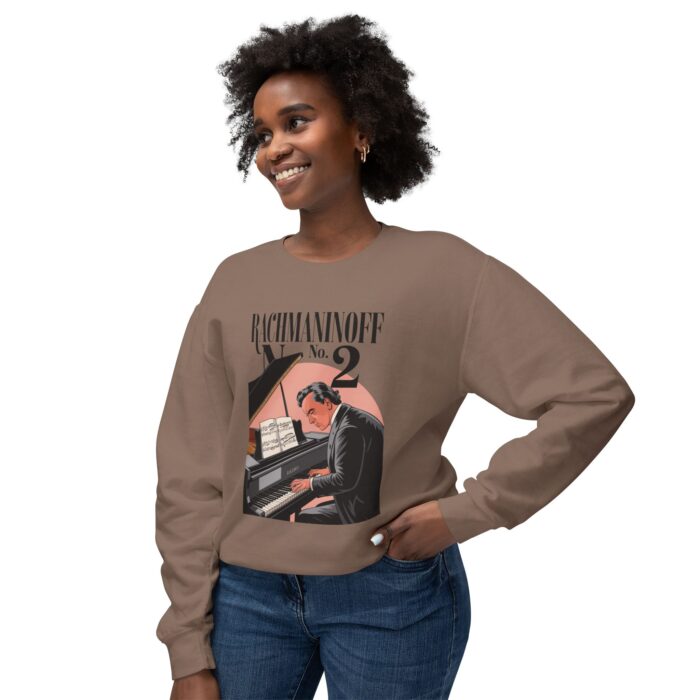Rachmaninoff No. 2 Unisex Lightweight Crewneck Sweatshirt - Image 19