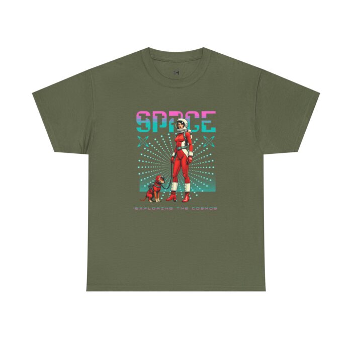 Space Unisex Heavy Cotton Tee - Image 5