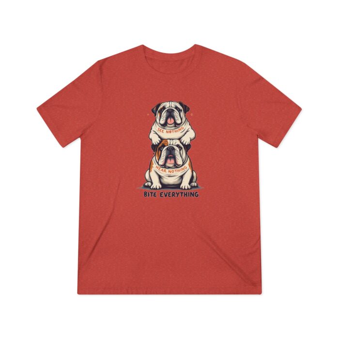 BITE EVERYTHING Unisex Triblend Tee - Image 5
