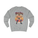"meta_description": "Tiger mask Unisex Sweatshirt: Stylish and comfy cotton-poly blend. Perfect for trendy prints.",