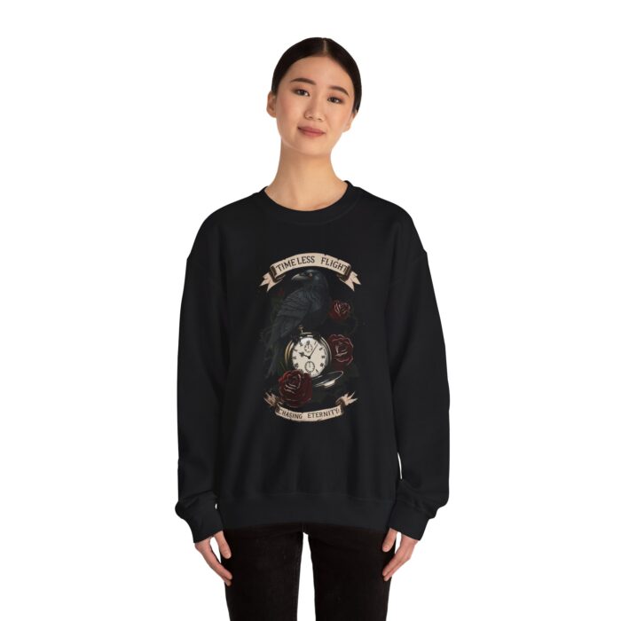 Timeless flight Unisex Heavy Blend™ Crewneck Sweatshirt - Image 4