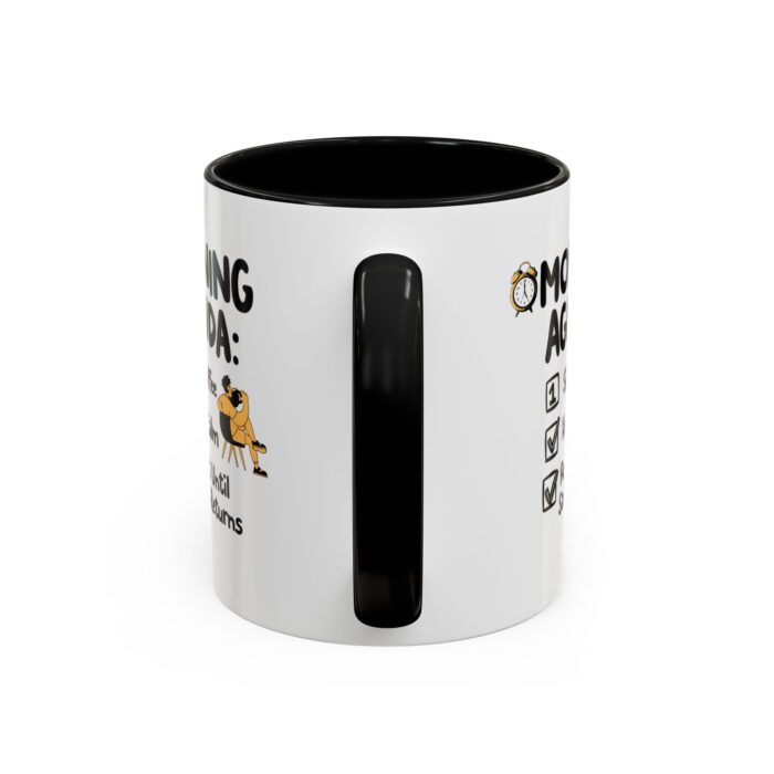 Morning Agenda Accent Coffee Mug (11, 15oz) - Image 4