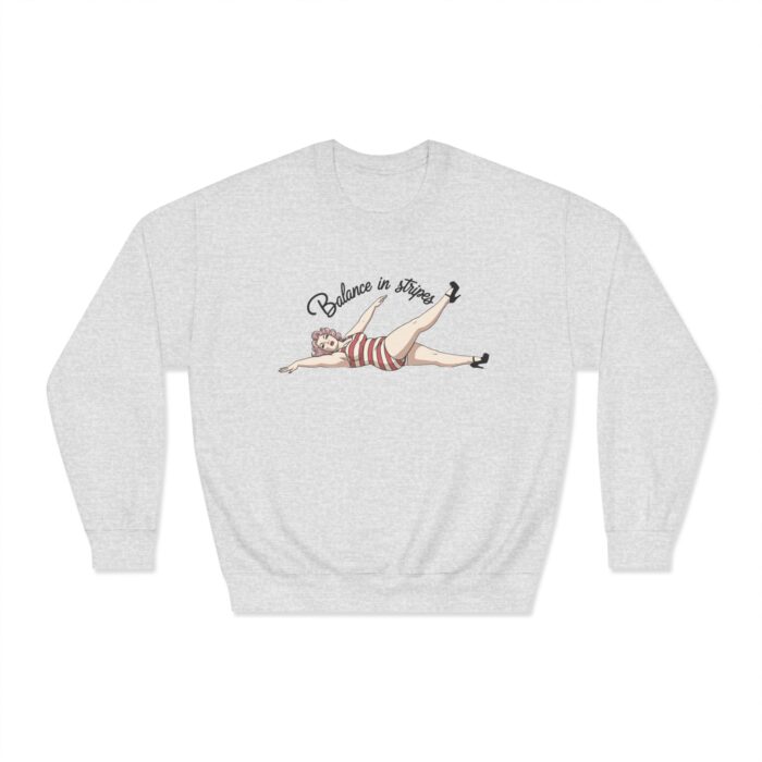 Balance in Stripes Unisex DryBlend® Crewneck Sweatshirt - Image 5