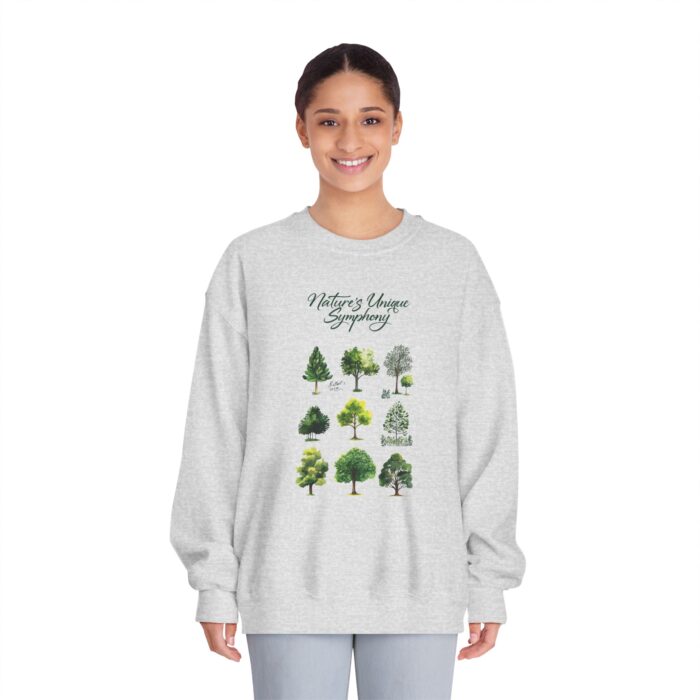 Nature's unique symphony Unisex DryBlend® Crewneck Sweatshirt - Image 7