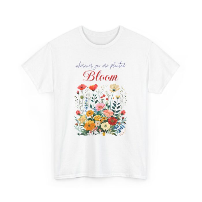 Bloom Unisex Heavy Cotton Tee - Image 3