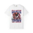"meta_description": "Unleash your spirit with the Galactic Explorer Space Tee. Perfect for space enthusiasts!",