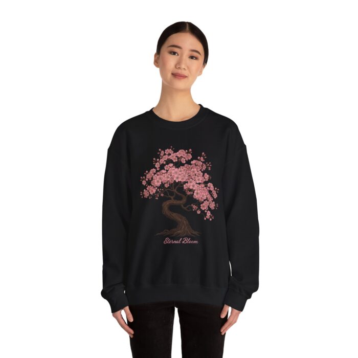 Eternal Bloom Unisex Heavy Blend™ Crewneck Sweatshirt - Image 4