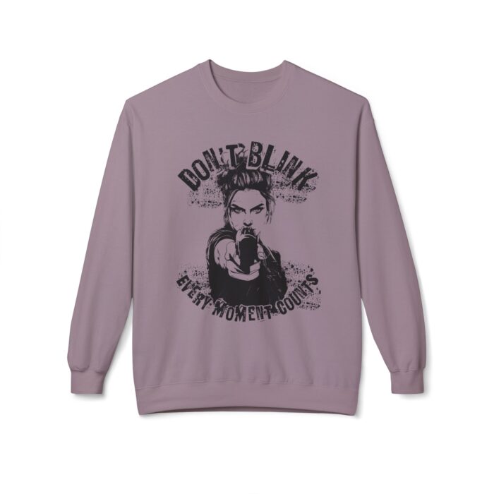 Don't Blink Unisex Midweight Softstyle Fleece Crewneck Sweatshirt - Image 13