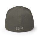 GO FORWARD Embroidered Korean Phrase Cap - Stylish Closed-Back Structured Hat for Everyday Wear