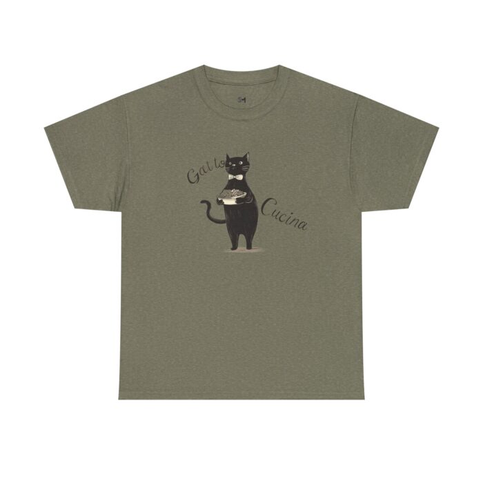 Gatto e Cucina Unisex Heavy Cotton Tee