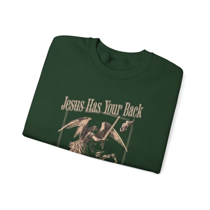 Jeseu has your back Unisex Heavy Blend™ Crewneck Sweatshirt - Image 15
