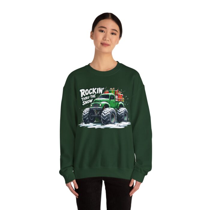 ROCKIN' THRU THE SNOW Unisex Heavy Blend™ Crewneck Sweatshirt - Image 20